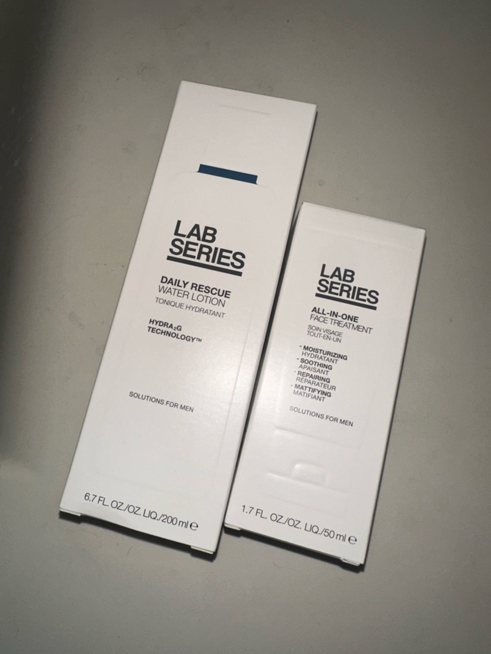 NEW Lab Series Daily Rescue Water Lotion + All-In-One Face Treatment Skincare